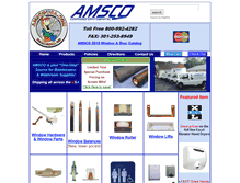Tablet Screenshot of amscousa.com